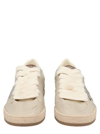 Golden Goose Ball Star Vintage-Inspired Graphic Heel Leather Sneakers