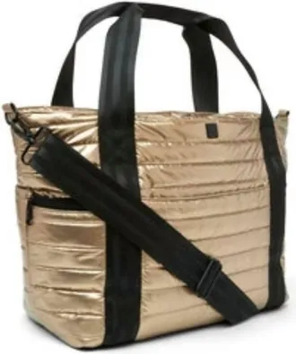 Think Royln Jetset Wingman Tote Bag In Pearl Cashmere