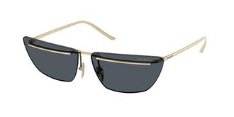 Prada PR C52S ZVN70B Womens Sunglasses Gold Size 64