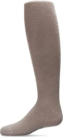 MeMoi Kids Soft Pima Cotton Opaque Tights in Taupe at Nordstrom, Size 12