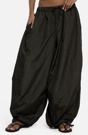 Jaded London Casual Nylon Balloon Joggers in Brown at Nordstrom, Size X-Large
