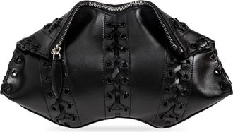 Alexander McQueen Alexander McQueen, Clutches, female, Black, Size: ONE SIZE Manta Bag