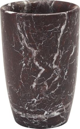 Aquanova Handgefertigter, luxuriöser Zahnputzbecher Mundo Rosso aus Marmor