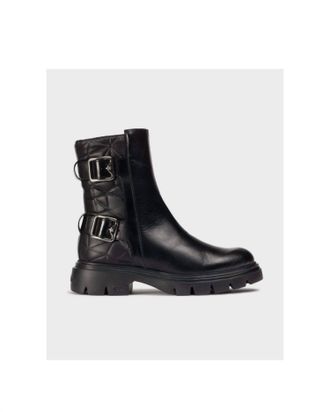 Wonders Womens Bones 01 Ankle Boots In Black