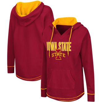 Colosseum Womens Colosseum Cardinal Iowa State Cyclones Tunic Pullover Hoodie at Nordstrom, Size Small