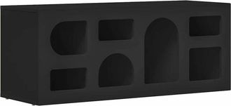 vidaXL Mueble De Tv Negro 100 X 35 X 40 Cm Madera De Ingenier&iacute;a Vidaxl