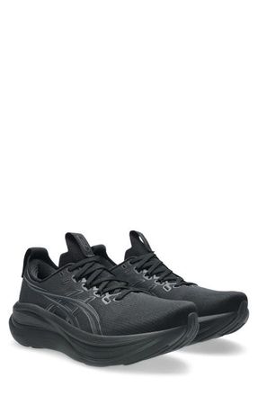 Asics GEL-NIMBUS 28 Running Shoe in Black/graphite Grey at Nordstrom, Size 11.5