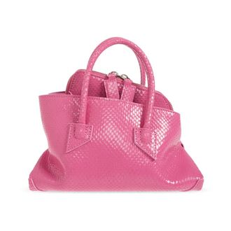 The Attico Tassen, Dames, Roze, ONE Size, Su&egrave;de, La Passeggiata Mini Bag