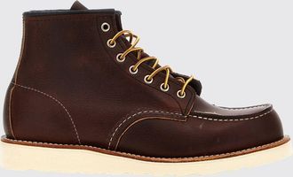 Red Wing Shoes Stivaletti polacchino in pelle scamosciata con punta moc-toe