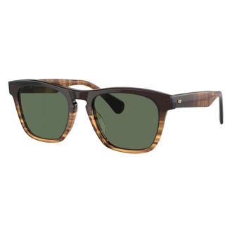 Oliver Peoples Sunglasses, unisex, Brown, Size: 54 MM R-3 Sunglasses