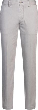 BOSS Slim-fit trousers in easy-iron poplin