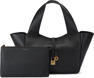 Kurt Geiger Womens Leather Carnaby Lg Winged Tote Bag - Black - One Size