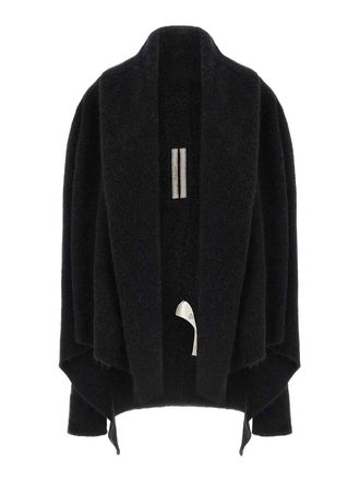 Rick Owens hooded medium wrap cardigan