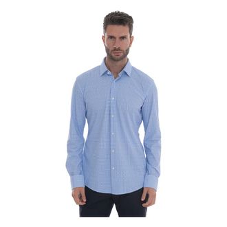 HUGO BOSS P-Hank S Kent C1 222 Shirt - Heren - Casual Overhemden - Blauw - M - Overhemden