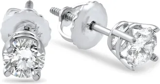 Pompeii3 5/8ct Diamond Screw Back Studs 14K White Gold