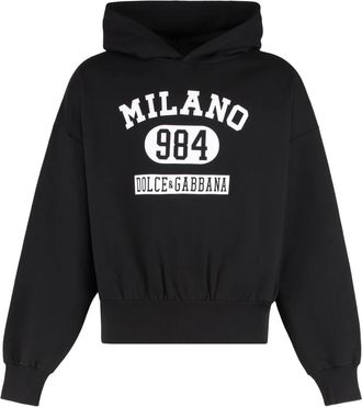 Dolce & Gabbana Heren, Sweatshirts & Hoodies, Zwart, Maat: XL Jersey