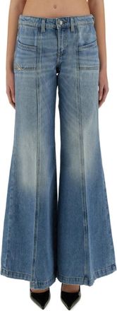 Diesel Denim Flared High Rise Jeans