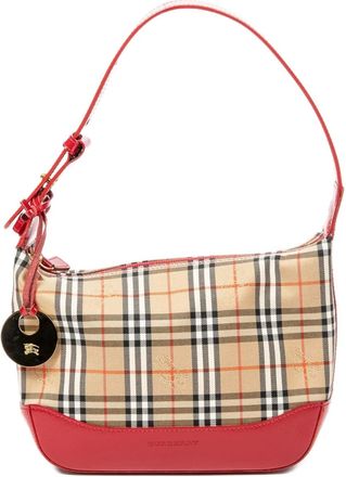 Burberry Borsa a spalla a quadri - Toni neutri
