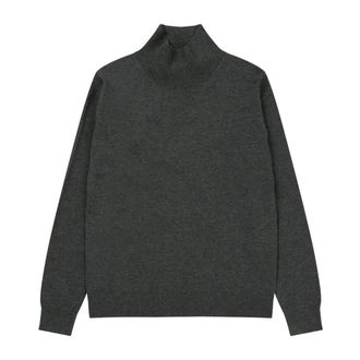 Munthe Tarikko Strik 1620 - Dames - Coltruien - Grijs - XL - Truien & Vesten