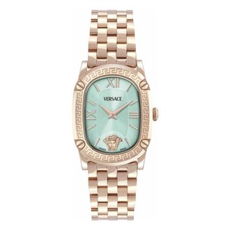 Versace Greca Couture Watch - Dames - Horloges - Blauw - ONE Size - Accessoires