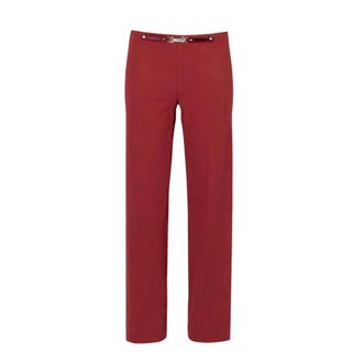 High Straight Trousers, female, Red, Size: XL Proceed Trousers