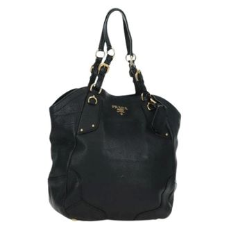 Prada Pre-owned Handbags, female, Black, Size: ONE SIZE Pre-owned Vintage Tote