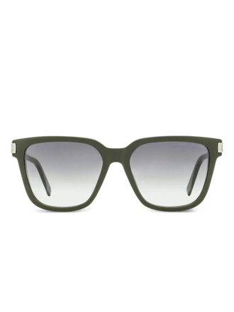 Marc Jacobs 567 metal-accent sunglasses - men - Plastic/Polycarbonite - One Size - Green