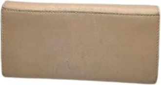 Celine Pre-owned Vintage Portemonnee - Dames - Vintage Accessoires - Beige - ONE Size - Leer - Vintage
