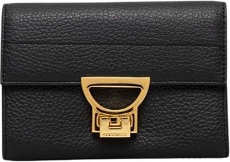 Coccinelle Portafoglio Pieghevole in Pelle - - Accessories - Donna - Nero - ONE SIZE
