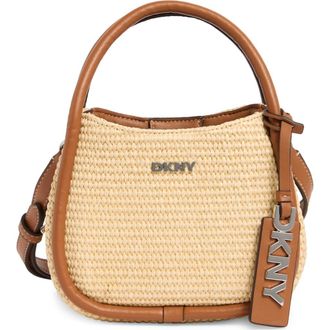 DKNY Capri Hobo Bag in Natural/Saddle at Nordstrom Rack