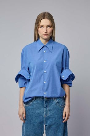 Marina Yee Classic Fold Up Sleeve Shirt