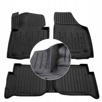 OEM Alfombrillas Y Limpiaparabrisas De Goma Vw Touran 1 2003-2015 Ud