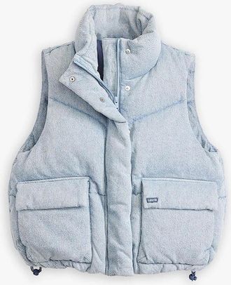 Levi's Womens Western Bubble Vest Anthracite - Celebr Mmnt - Size: 12