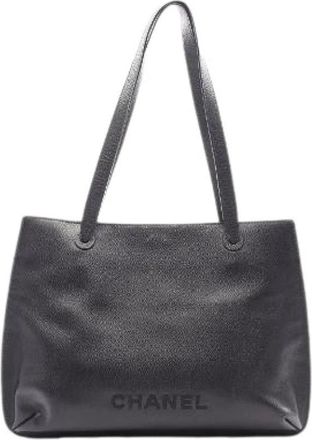 Chanel Pre-owned Caviar Skin Tote Bag - Dames - Vintage Shopper - Zwart - ONE Size - Leer - Vintage