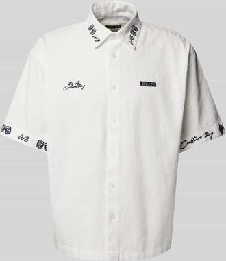 Woodbird Freizeithemd aus Leinen-Baumwoll-Mix Modell Wang in Offwhite, Gr&ouml;&szlig;e XL