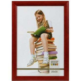 Ideal Promo Cornici in Legno, Molte Dimensioni e Colori, Cornice Foto - 20x30, Rosso