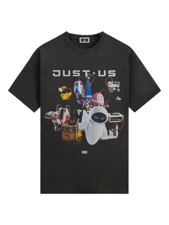 Kith x Disney Pixar T-shirt Wall-E Just Us - Nero