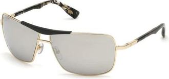 Web Eyewear Sunglasses, male, Yellow, Size: ONE SIZE Metal Frame Sunglasses with UV Protection