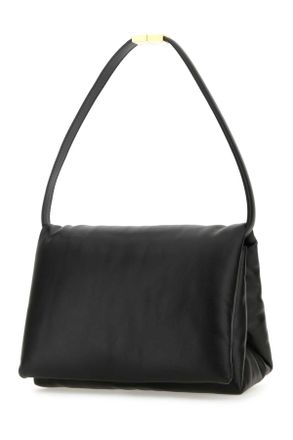Marni Womens Black Leather Shoulder Bag 00n99 Borse A Mano
