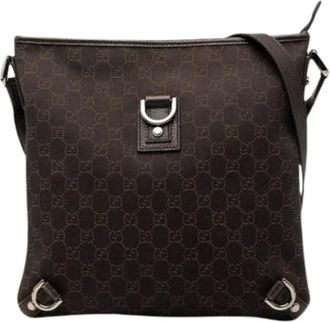 Gucci Borsa a spalla Pre-owned in tela - - Pre-owned - Donna - Marrone - ONE SIZE