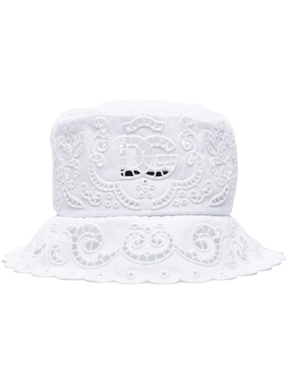 & Fur Hat 【VIP価格】DOLCE Bucket GABBANA White Off