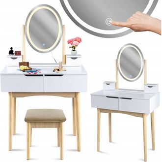 OEM Tocador De Cosm&eacute;tica Escandinavo Con Espejo Led