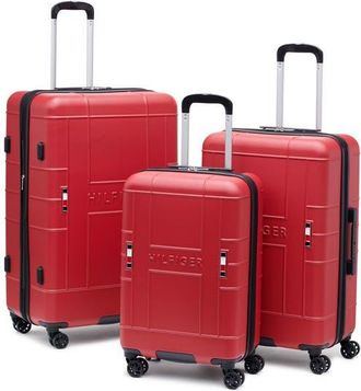 Tommy Hilfiger Big H 3 Piece Luggage Set in Red at Nordstrom