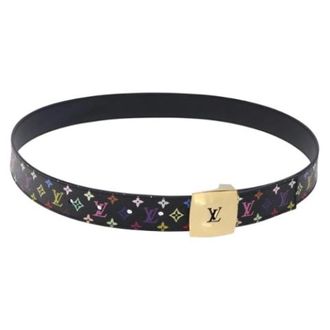 Louis Vuitton Pre-owned Canvas belts - Dames - Pre-owned - Zwart - Maat: ONE Size