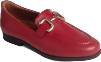 Marc Joseph New York Avery St. Hands Free Tech Bit Loafer in Red Napa Leather at Nordstrom Rack, Size 8.5