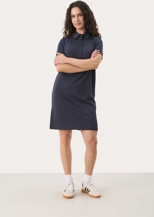 Part Two Jersey jurk Regular fit blue navy