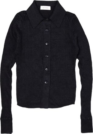 Mfpen Cardigan in maglia a coste - Nero
