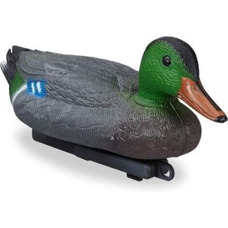 OEM Pato De Pl&aacute;stico, Nadador, Resistente A La Intemperie, Figura Para Estanque, Jard&iacute;n, Multicolor, 1 Pieza