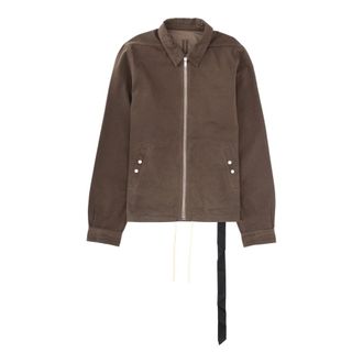 Rick Owens Giacca - Zipfront Jkt - male - Rick Owens - Light Jackets - Brown - L - Jackets