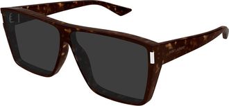 Saint Laurent SL 756 002 Mens Sunglasses Tortoiseshell Size 64 - Free RX Lenses - Free RX Lenses